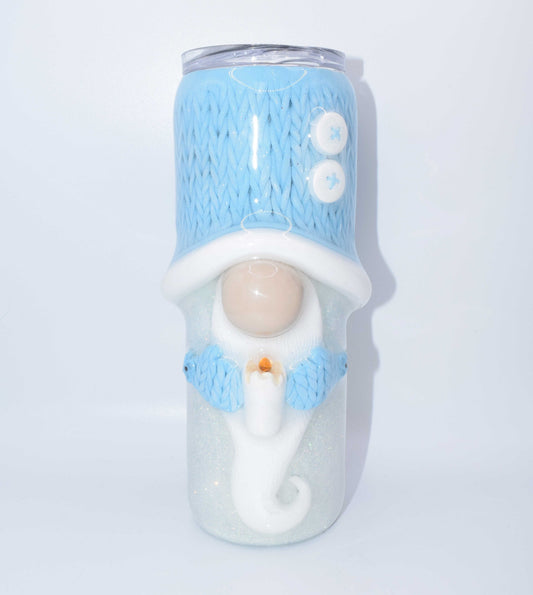 Gnome Holding a Candle Tumbler